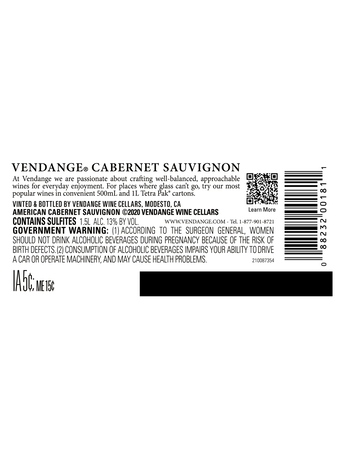 Vendange Cabernet Sauvignon 1.5L image number 4